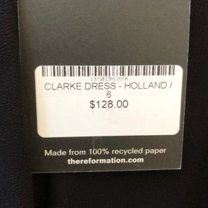 New Reformation dress